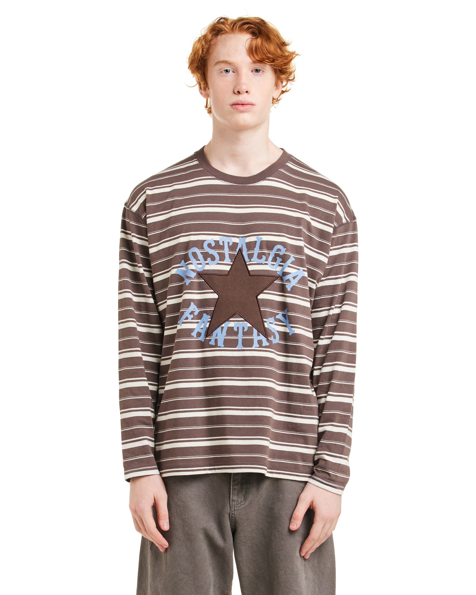 NOSTASY STRIPE STAR L/S TEE