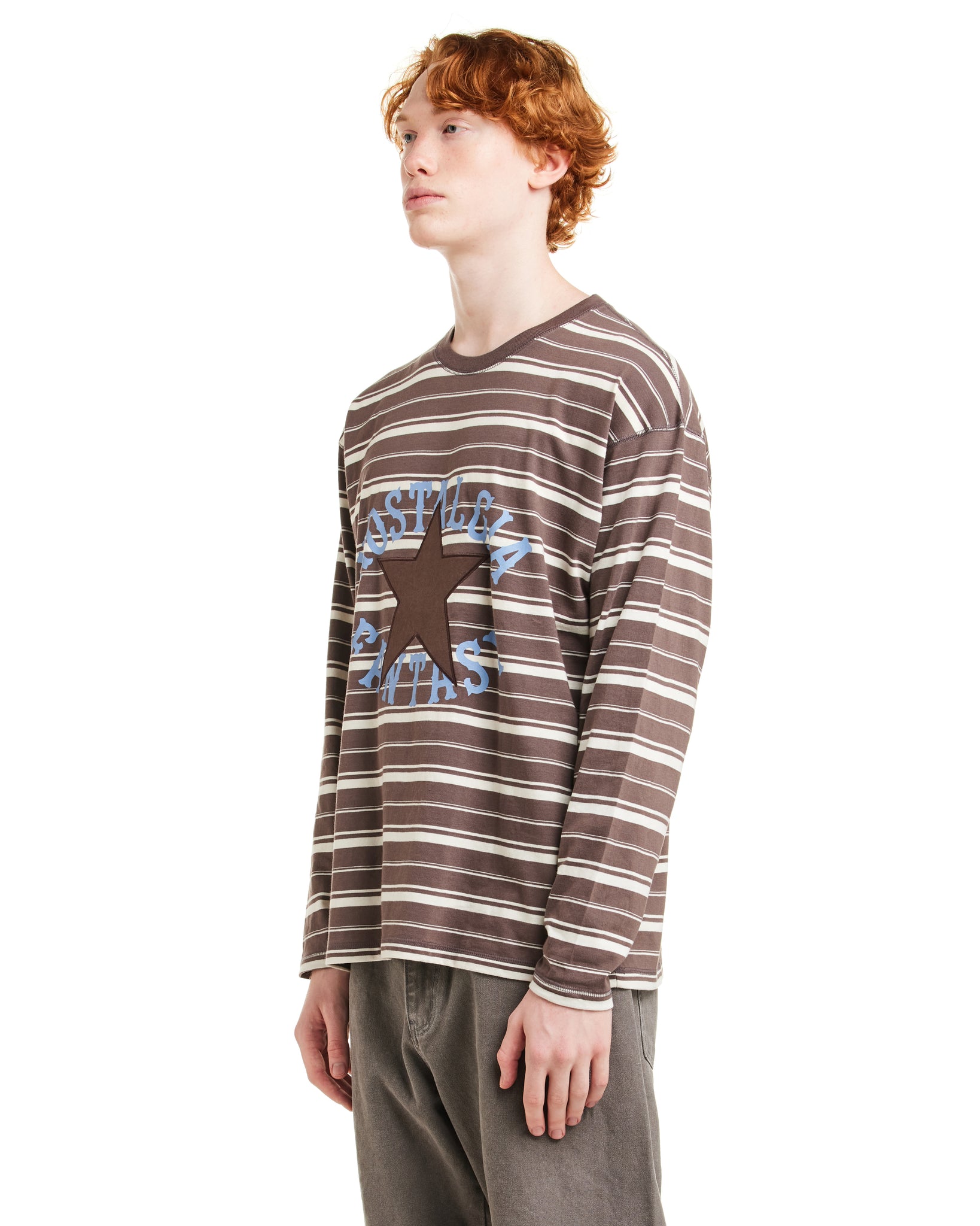 NOSTASY STRIPE STAR L/S TEE