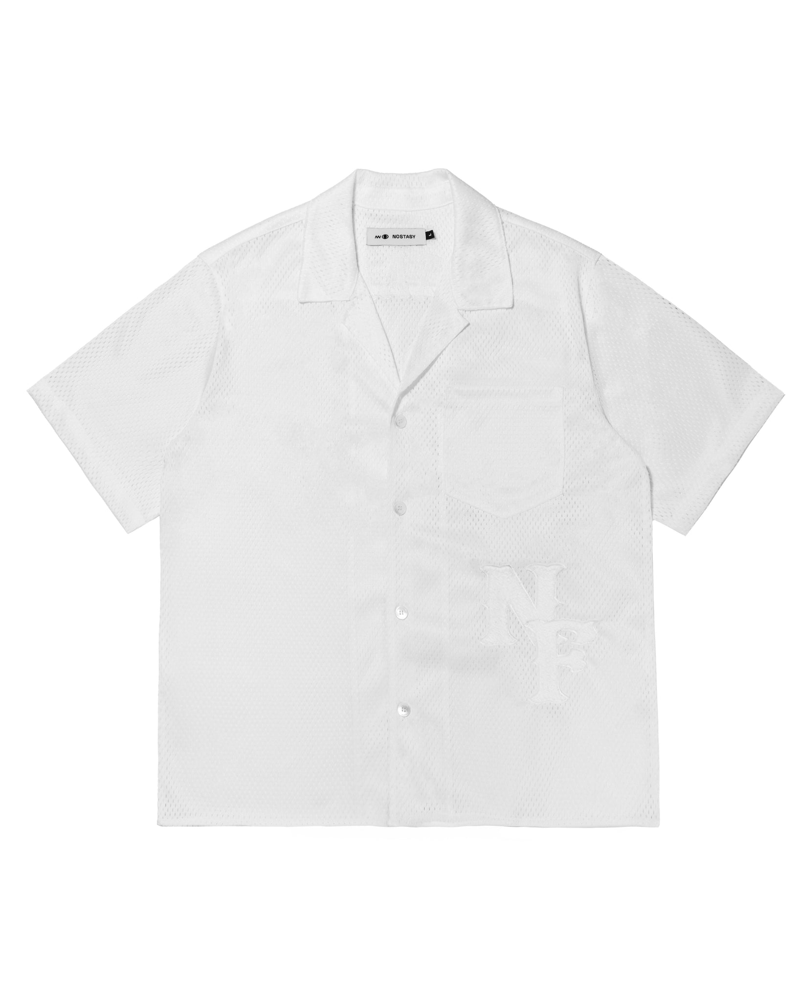 Nostasy mesh button up shirt