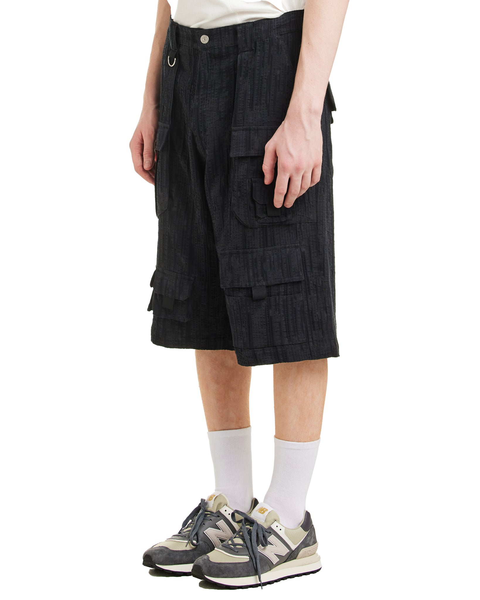 Jacquard cargo short