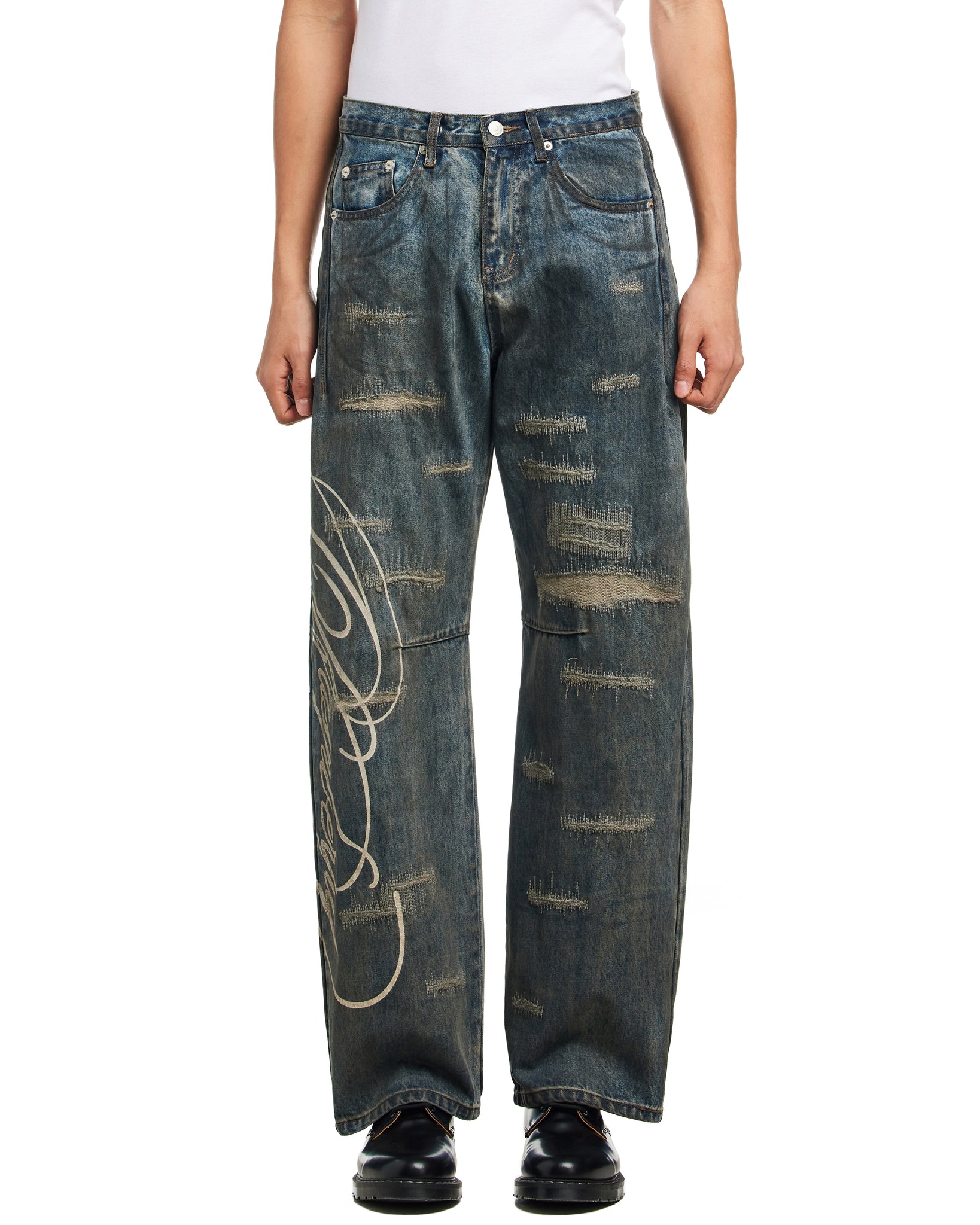 SIDE BY SIDE WASHED JEAN