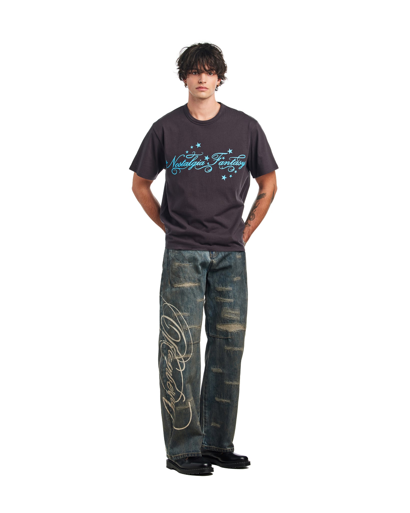 SIDE BY SIDE WASHED JEAN