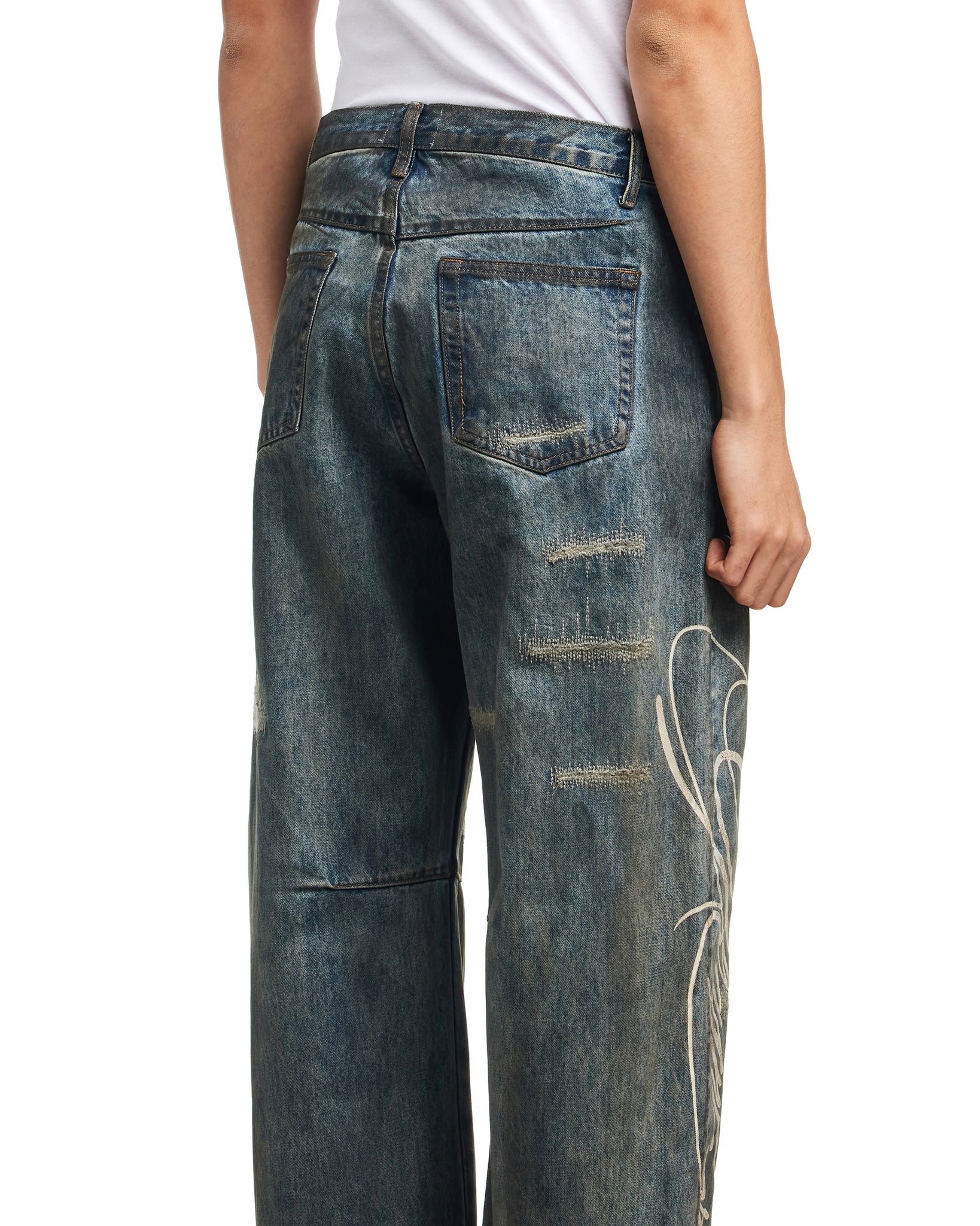 SIDE BY SIDE WASHED JEAN