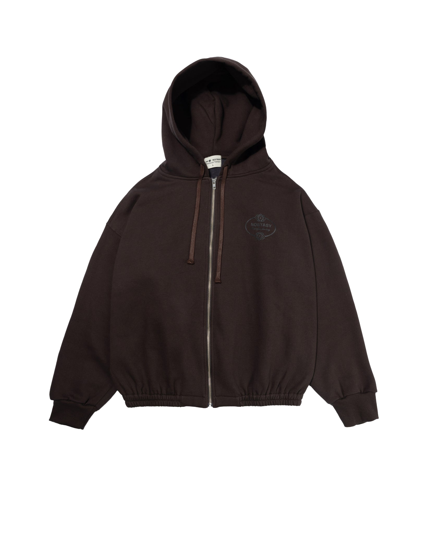 NOSTASY FLORAL HOODED ZIP UP