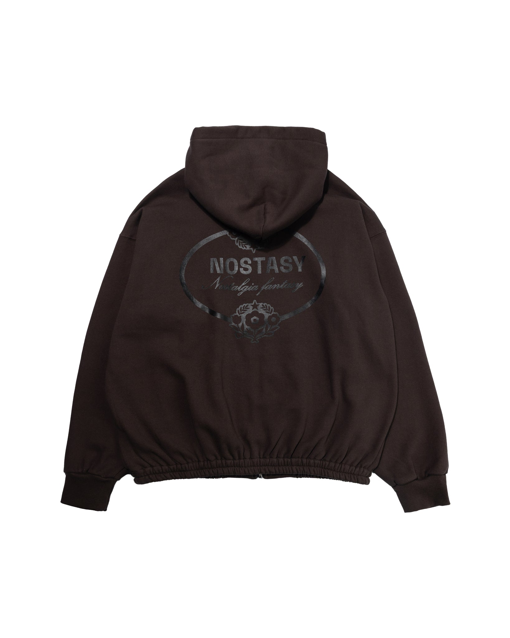 NOSTASY FLORAL HOODED ZIP UP
