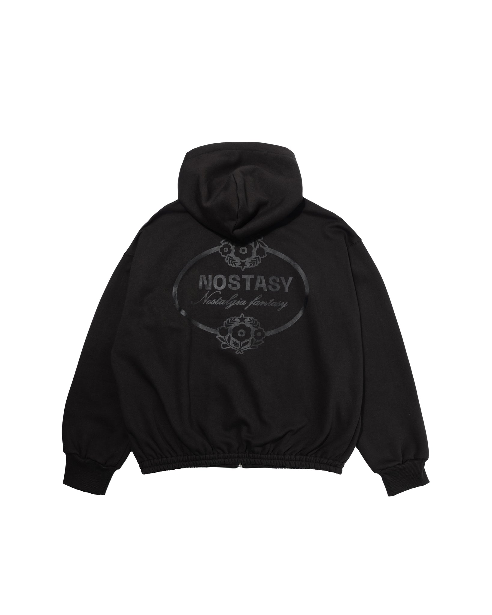 NOSTASY FLORAL HOODED ZIP UP