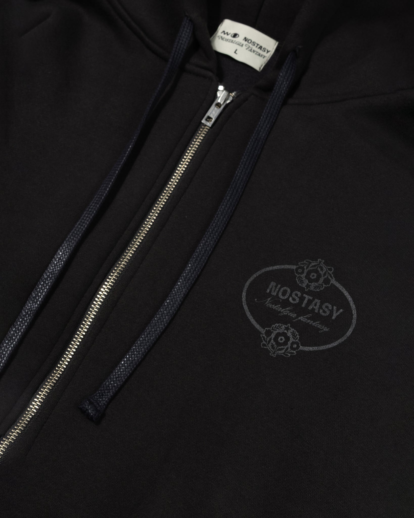 NOSTASY FLORAL HOODED ZIP UP