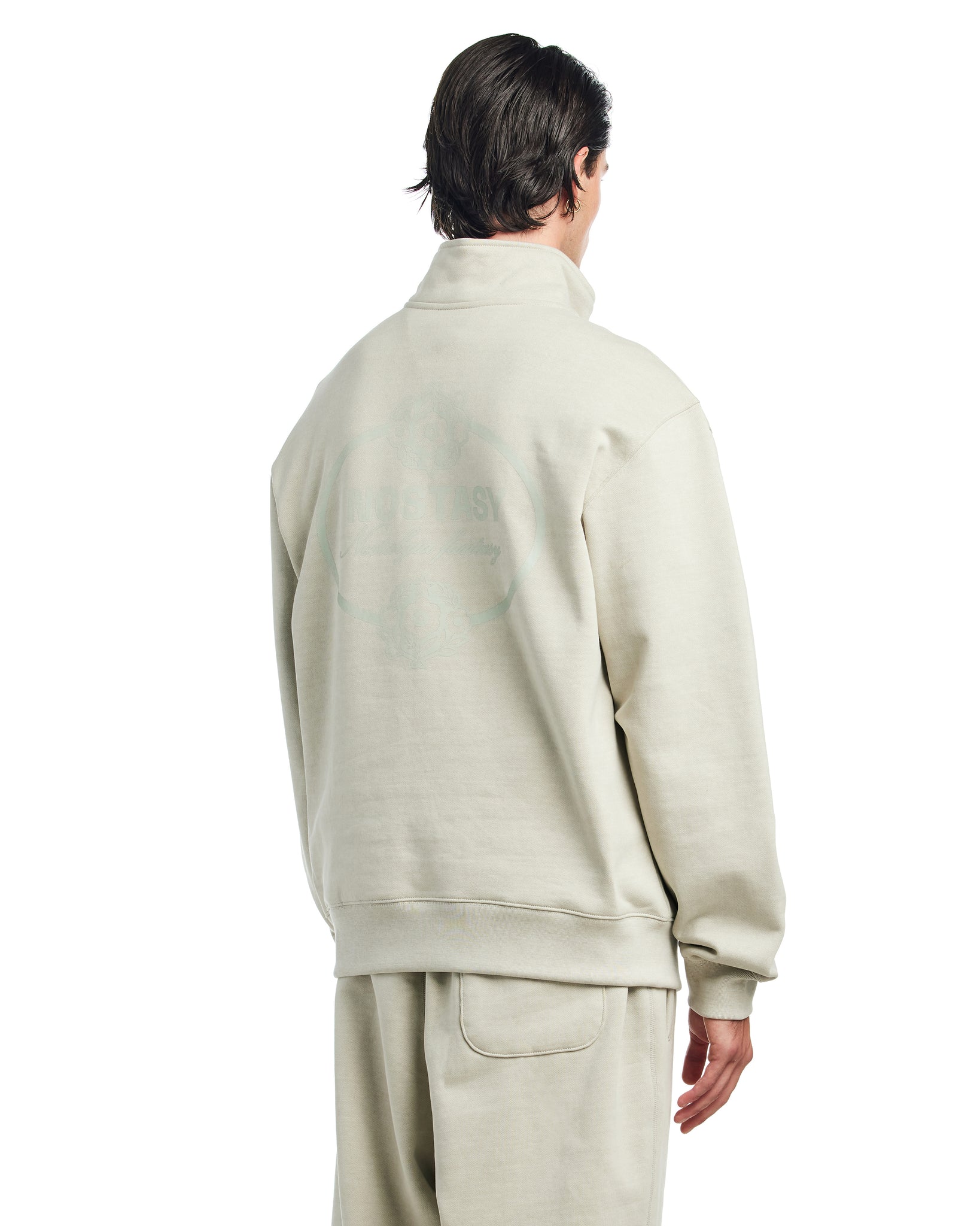 NOSTASY FLORAL ZIP PULLOVER
