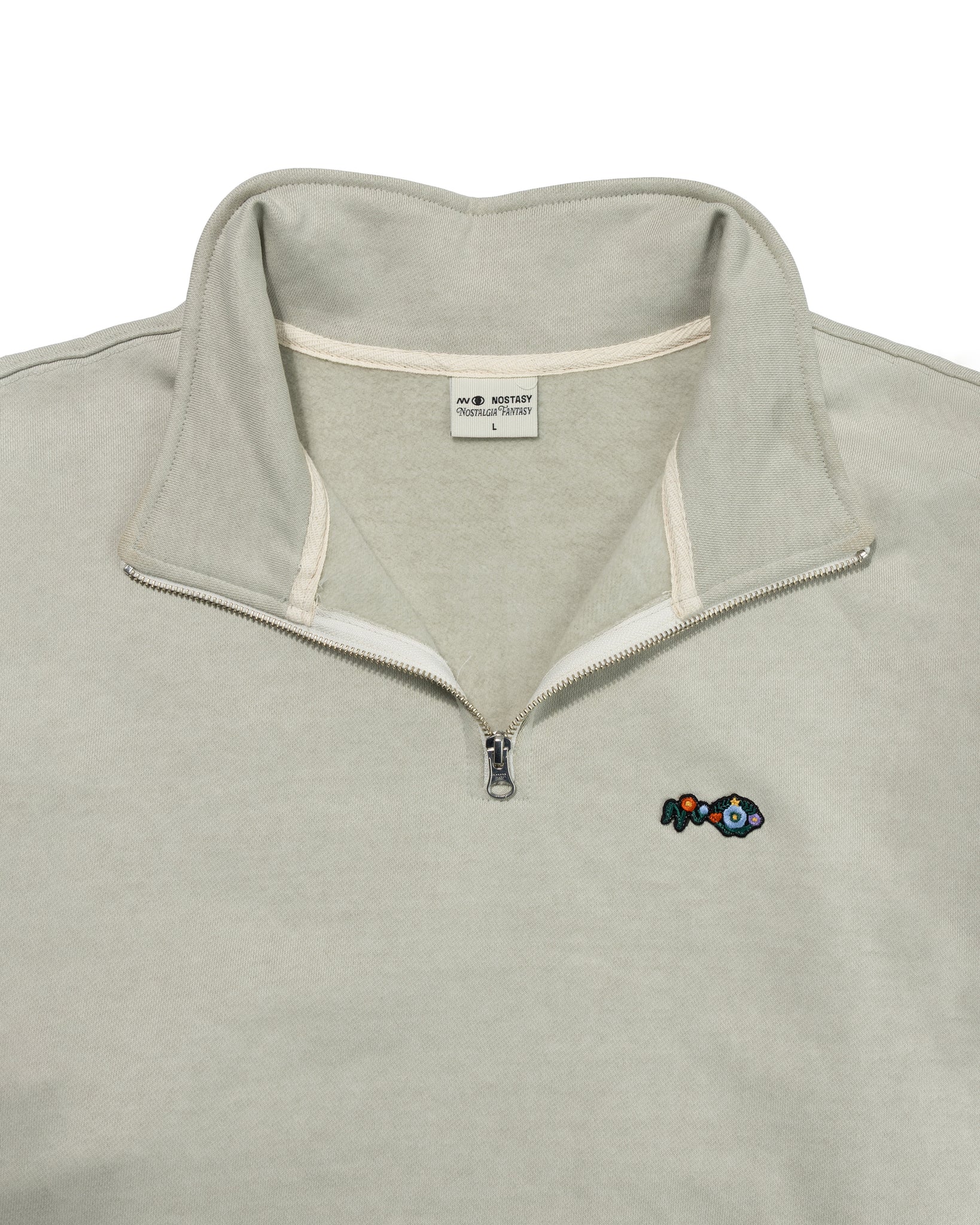 NOSTASY FLORAL ZIP PULLOVER