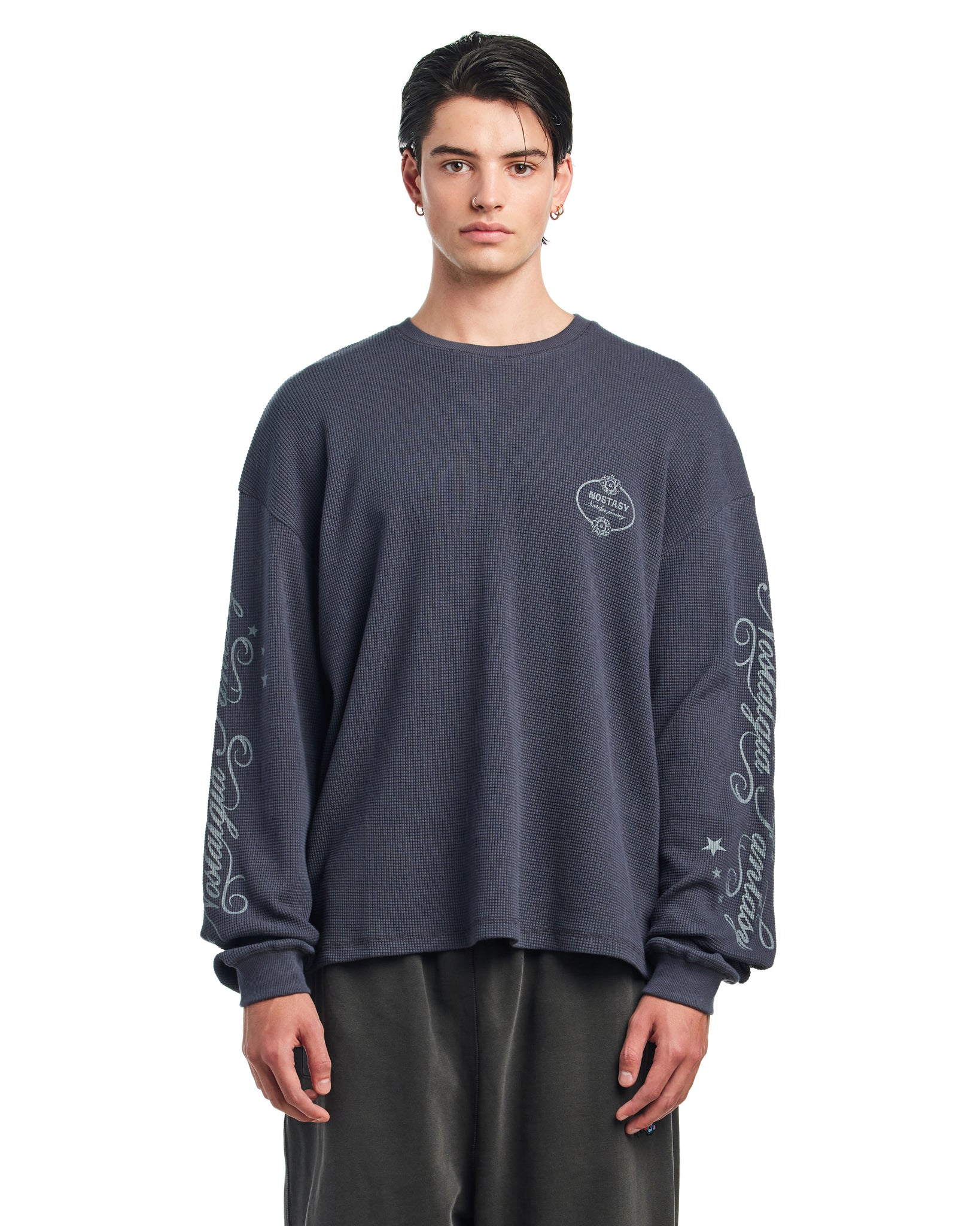 NF L/S WAFFLE TEE