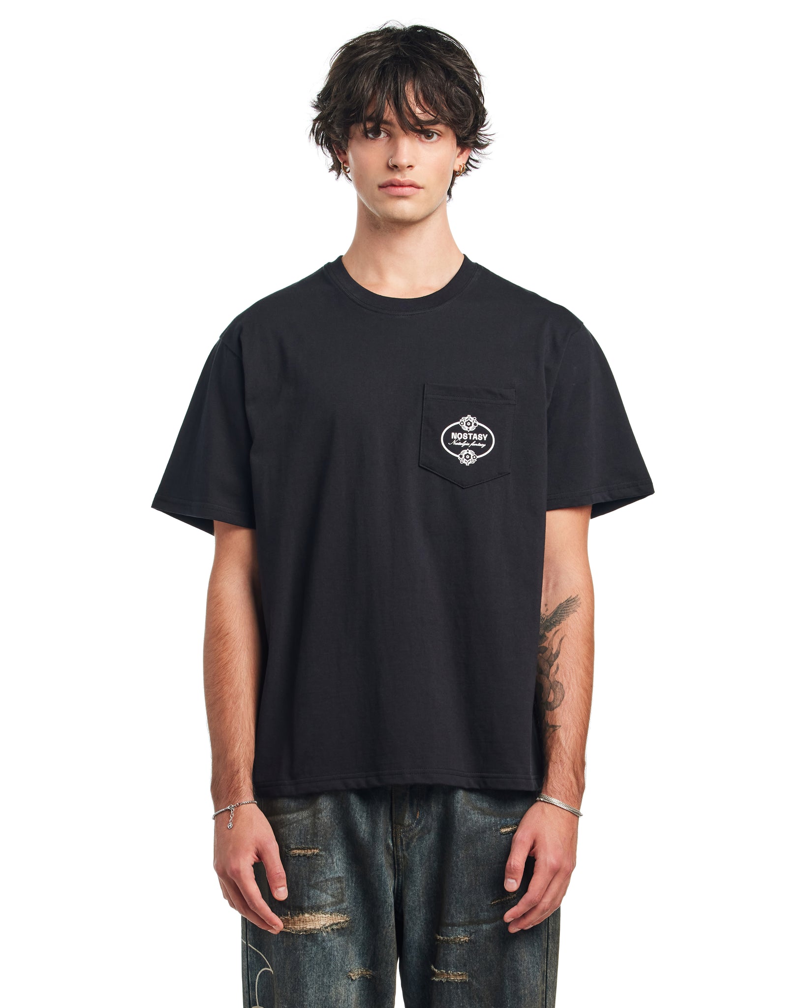 FLORAL POCKET TEE