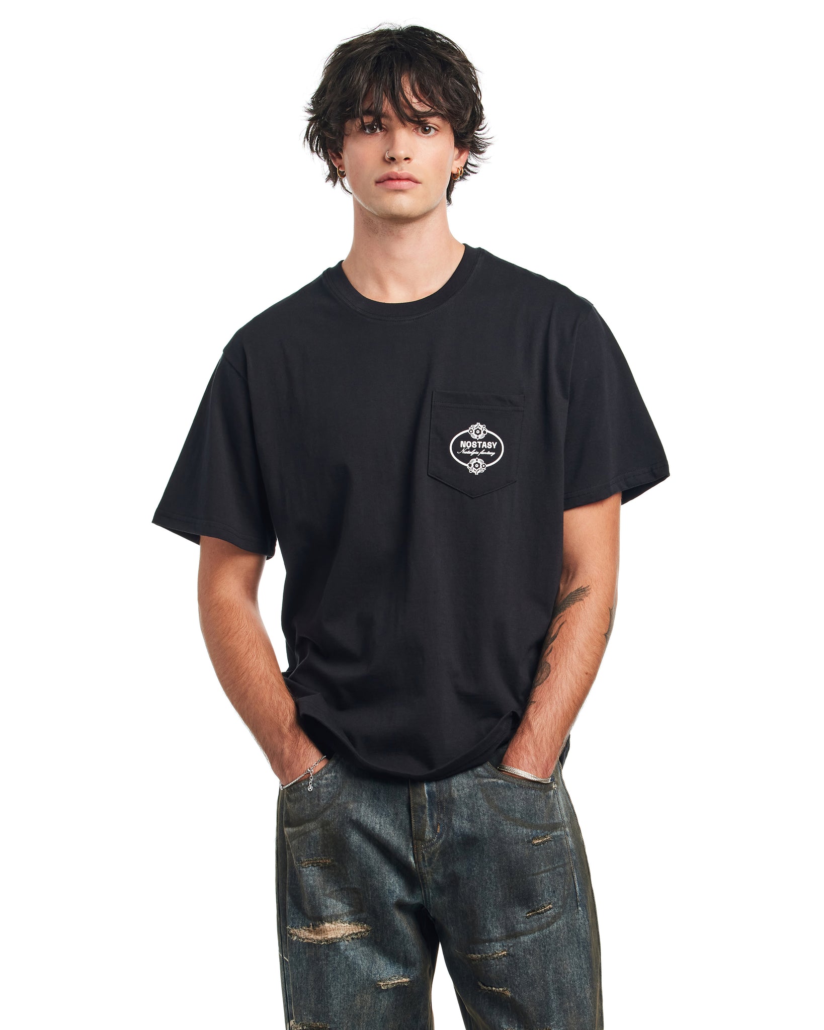 FLORAL POCKET TEE