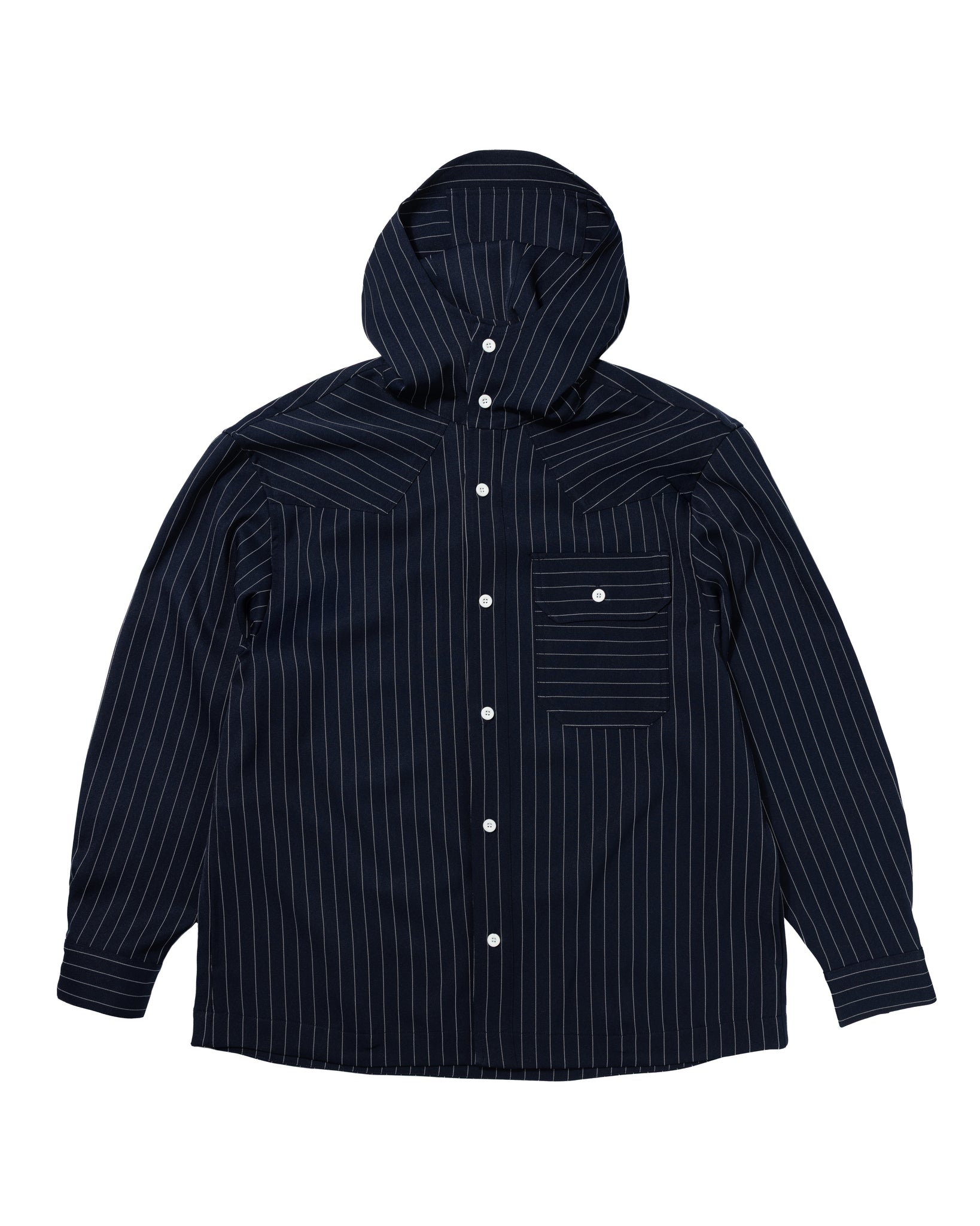 HOODED SHIRT JACKET