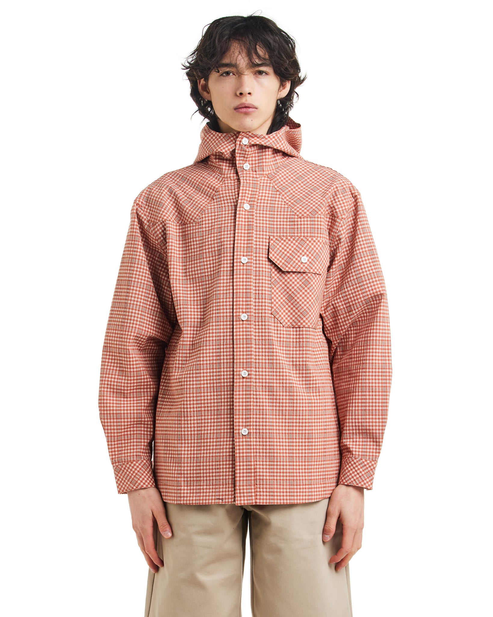 HOODED SHIRT JACKET