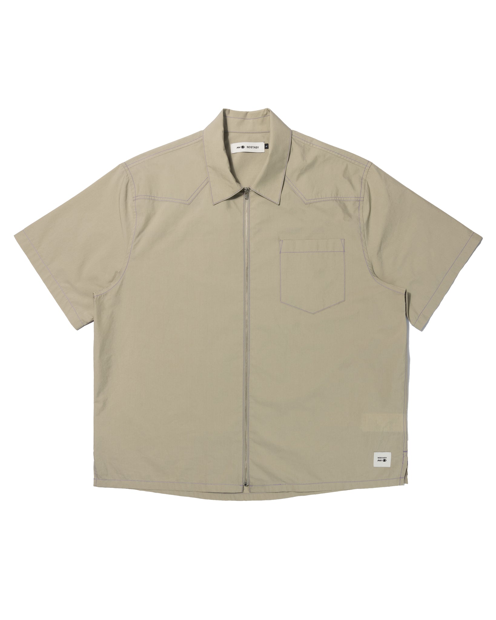 S/S ZIP-UP SHIRTS